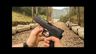 Pistola Beeman p17 vs  Alvo Mini Plinking