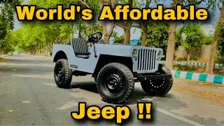 World&rsquo;s Affordable Jeep | Willy Jeep Review & Specifications | SantaSinghvLogs