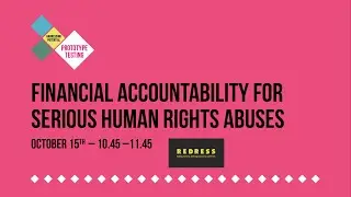 KPAC20: 'Financial Accountability for Serious Human Rights Abuse' with REDRESS