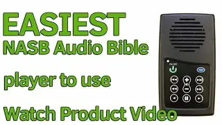 EASIEST NASB Audio Bible in the world to use, NASB Audio Bible Player