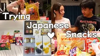 TRYING JAPANESE SNACKS AND CANDY!!