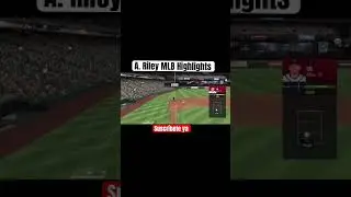 A. Riley MLB Highlights #mlb #shorts #youtube #baseball