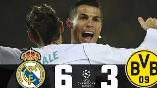 Real Madrid vs Dortmund (6-3agg) UCL 2017/18 Group 1,2 Match