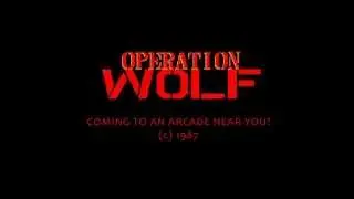 Operation Wolf 1987 game intro