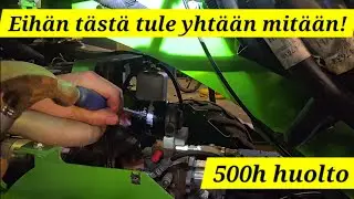 Tee se itse Avant iso 500h huolto. Hydrauliikka suodattimet ja &ouml;ljy