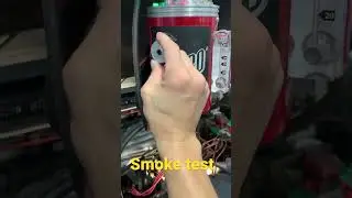 Whistle noise from intake.  Smoke test and shows lot of smoke leaking