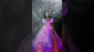 Fiber Optic Wedding Dress
