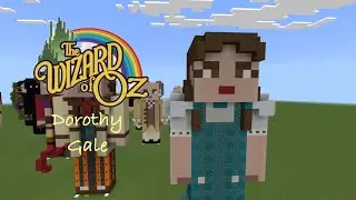 Minecraft Dorothy Gale (The Wizard of Oz) Statue Tutorial