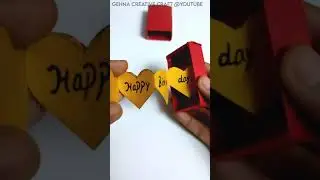 Beautiful Matchbox Craft | Gehna Creative Craft #shorts #MatchboxCraft