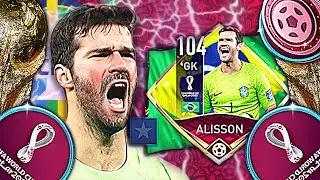 THIS GK IS AMAZING!!! 104 ALISSON REVIEW: WORLD CUP | FIFA MOBILE 22