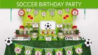 Soccer Birthday Party Ideas // Soccer - B61