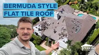 Bermuda Style Flat Tile Roof Palm Beach County