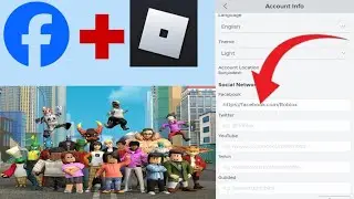 Как добавить ссылку на аккаунт facebook в roblox