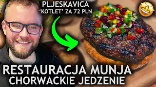 RESTAURACJA MUNJA - jedzenie chorwackie i serbskie w Warszawie (Warszawa 2022) | GASTRO VLOG 475