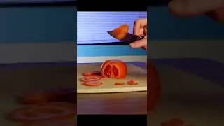 Sharp Knife VS Tomato #shorts #sharpknife #sharp #knife #knifeskills
