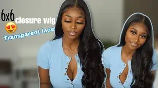 MELTED HAIRLINE | Step By Step TRANSPARENT LACE CLOSURE WIG INSTALL |Beginner Friendly| ASTERIA HAIR