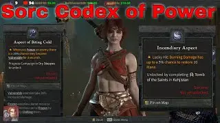 Diablo IV Beta - Sorceress Codex Of Power Entries (Legendary Affixes)