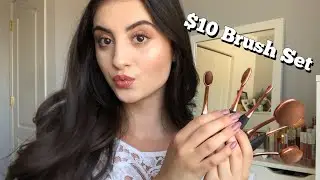 $10 Artis Brushes DUPE | Oval Brushes | Review + Demo