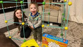 Beeinto kids fort construction building kit stem toy how to tutorial building