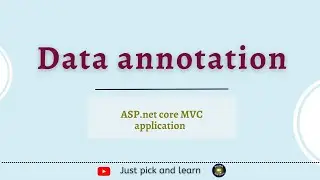 Аннотации данных в asp.net core MVC | Учебное пособие по Asp.net Core MVC для начинающих