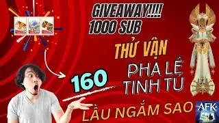 GIVEAWAY 1000 SUB - Gacha Scarlita & Lily May với 160 pha lê tinh tú ở lầu ngắm sao. Hành trình AFK