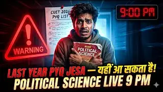 CHAPTER 1 POLITICAL SCIENCE LIVE | Challenges of Nation Building | CUET 2026 + Boards | PYQ & MCQs