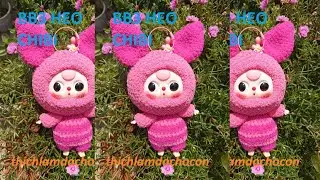 Baby three |PHẦN 1 M&Oacute;C B&Eacute; HEO CHIBI  BẰNG LEN XIAOKE MẶT 100% | thich lam do cho con