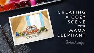 Watercoloring NEW Stamps from Mama Elephant!