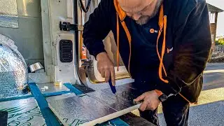 Camper van conversion | Floor Insulation Vauxhall Movano | Van build UK
