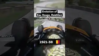 Evolution of F1 Eau Rouge, Raidillon (1921-2024) | Shorts Edition #shorts #f1 #f1shorts
