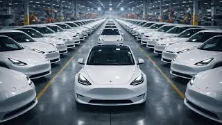 How Tesla Builds 5,000 Model Ys Per Week: From Molten Metal to Drive