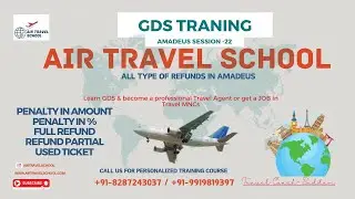 Amadeus Session 22 _ Amadeus All Types of Refunds_ #gdstraining #amadeus  #jobs #travelagent