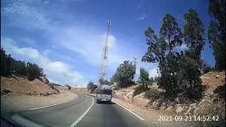 روعة الطريق من أكادير إلى الصويرة مقطع تامنار - سميمو على نغمات أمازيغية صامتة 🎶🚗Tamanar - Smimou