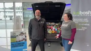 Kaibosh X Capital City Ford food drive handover!