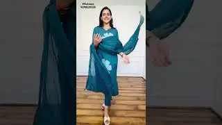 Cotton applique work embroidered suit #cottonsuits #embroiderysuits #appliquework #bestseller2025