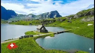Beautiful Mountain Lake & Scenic Road Train | Melchsee-Frutt Hike (Wanderung)