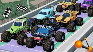 Monster Truck Mayhem – Massive High Jumps, Extreme Air & Insane Crashes