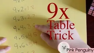 9 Times Table Trick ❎ | Fastest Way to Learn | Kids Teaching Kids
