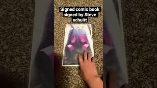 Signed comic book signed by Steve schuitt #fypシ #autographs #comics
