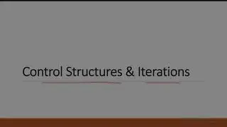 C#-controls structures and iterations