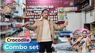 Crocodile 2 Section Rod Combo set Only 3600/- II Chitwan Fishing Tackle Store II 9811233336
