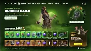 Completing Cursed Sails Pirate's Code Five Fortnite Jack Sparrow Quests