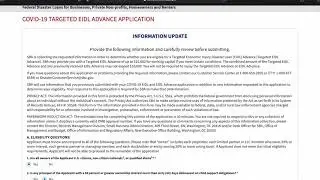 Targeted EIDL Advance | SBA Loan | Covid 19 Relief