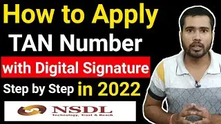 How to Apply TAN Number with Digital signature| TAN Number for online Sellers Flipkart TDS Claims |