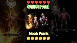 Noob prank freefire 3ghamandi player season1and HipHop call me Adam noob #youtube #trending #shorts