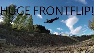HUGE FRONTFLIP!