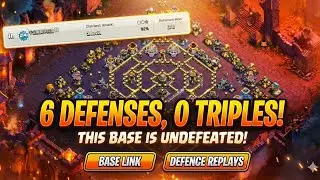THIS TH18 WAR BASE DEFENDED 6 TIMES! 🔥 | REAL WAR REPLAYS + BASE LINK | CLASH OF CLANS 2026