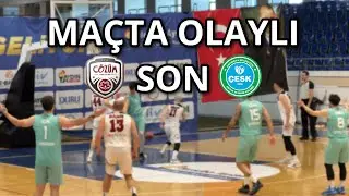 MAÇIN SONU OLAYLI ! | ÇÖZÜM ANKARA KOLEJİ DEPLASMAN #vlog