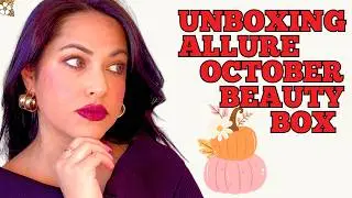 Распаковка и свотчинг Allure Beauty Box &mdash; октябрь 2025 г.