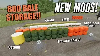 FS22 | NEW MONDAY MODS! &lsquo;800 BALE&rsquo; STORAGE!! (Review) Farming Simulator 22 | PS5 | 27th March 2023.